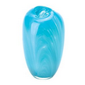 Turquoise Modern Glass Vase